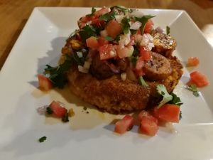 Tacu tacu at The Vegan Temple by Prasada in Cusco