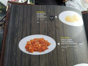 Vegan options at Taverna Sarbului in Sinaia