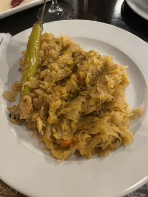 Varza calita  at Taverna Sarbului in Sinaia