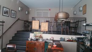 Interior (when closed) at Queen Camellia Tea Room in Luzern