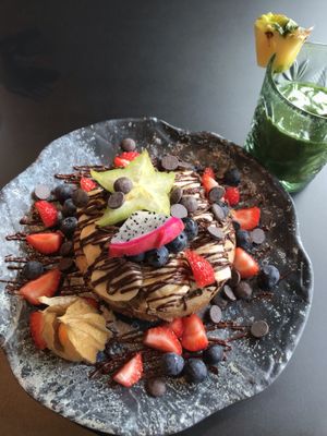 monkey pancakes at SAP Bagel & Juice Bar - Stationsstraat in Maastricht