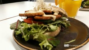 vegan blt at SAP Bagel & Juice Bar - Stationsstraat in Maastricht