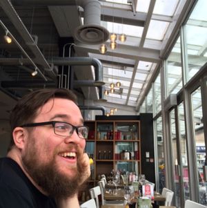 enjoying the lovely food and the lovely view by the water. at Zizzi - Cardiff Bay in Cardiff