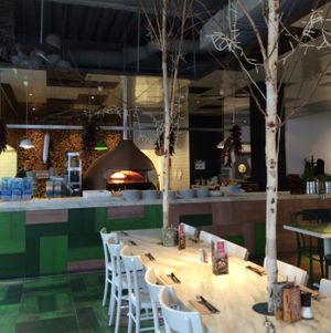 That decor. That oven. so lovely. at Zizzi - Cardiff Bay in Cardiff