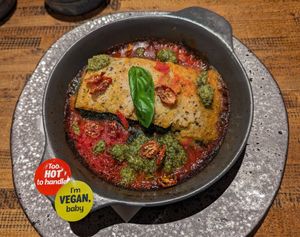 Vegan Lasagna at Zizzi - Cardiff Bay in Cardiff