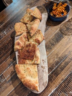 Garlic bread at Zizzi - Cardiff Bay in Cardiff