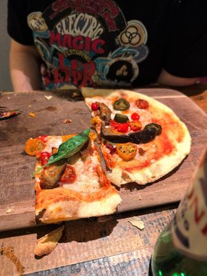 Aubergine parmigiana at Zizzi - Cardiff Bay in Cardiff