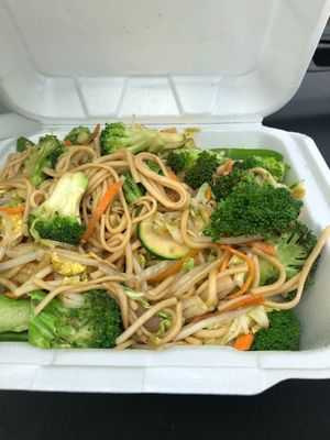 veggie lo mein at Veggie Express in Frisco