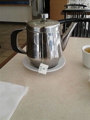 Jasmine tea... I am passing through to Arkansas via Chicago. at Veggie Express in Frisco