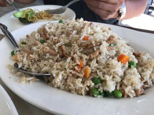 Vegan Pork Fried Rice. The fried rice was alright, but nothing special. at Veggie Express in Frisco