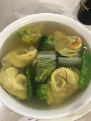 Wonton Souo at Veggie Express in Frisco
