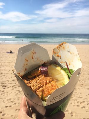 Triple chili tofu noodle salad.  at Banana Blossom in Manly