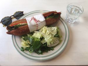   at Novelty Cafe in Luang Prabang