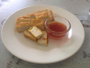 Deep fried tofu at Sai Than Boon in Phuket