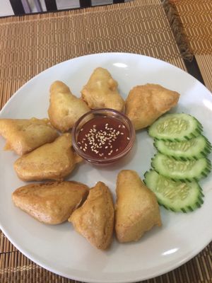Fried tofu  at Sai Than Boon in Phuket