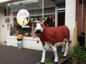 a happy cow! at Jantje in The Hague