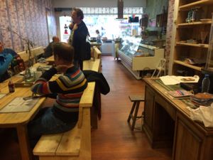 inside at Jantje in The Hague