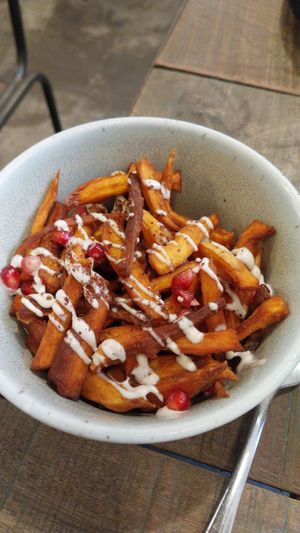 Sweet potato fries at Positive Deli - Rue de Satory in Versailles