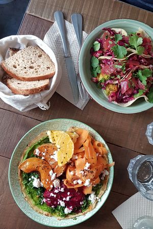 Flatlay at Positive Deli - Rue de Satory in Versailles