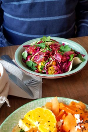 Roasted Cauliflower salad at Positive Deli - Rue de Satory in Versailles