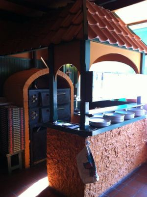 The restaurant. at Bella Italia in Nijmegen