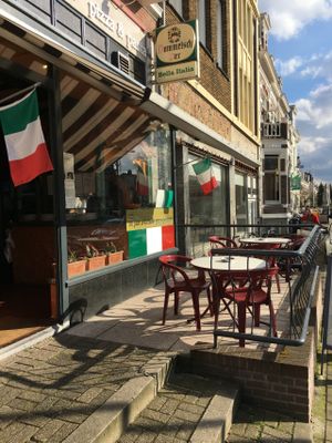 the restaurant  at Bella Italia in Nijmegen