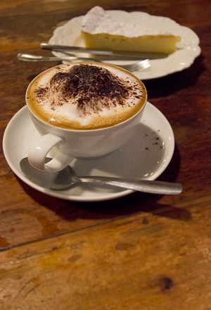 Cappucino de Soja at Saudade in Sintra
