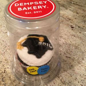 Graduation cupcake at Dempsey Bakery in Little Rock