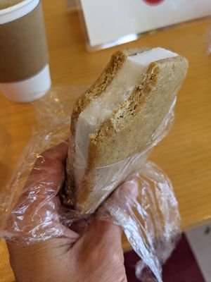 Coconut ice cream sandwich at Dempsey Bakery in Little Rock