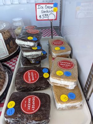 Coconut ice cream sandwiches at Dempsey Bakery in Little Rock