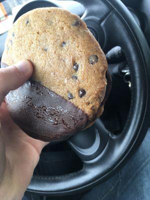 Cookie sandwich! Yum! at Dempsey Bakery in Little Rock
