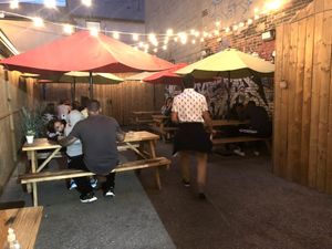 Patio at Bar Vegandale in Toronto