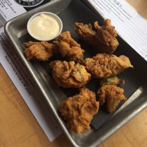 Fried Avocado...my life is finally complete, and your will be too. at Bar Vegandale in Toronto