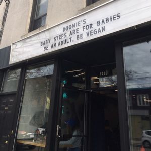 storefront  at Bar Vegandale in Toronto