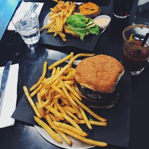 Vegan Big Mac (secret menu item)  at Bar Vegandale in Toronto