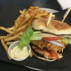 Crispy Chicken at Bar Vegandale in Toronto