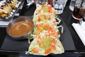 Asada tacos at Bar Vegandale in Toronto