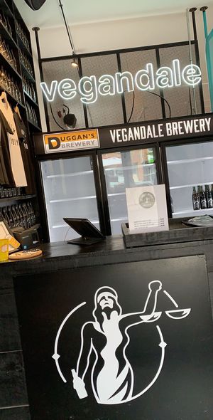 entrance at Bar Vegandale in Toronto