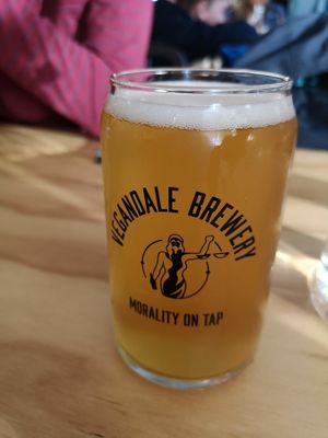 beer at Bar Vegandale in Toronto