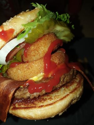 Wild West Burger! at Bar Vegandale in Toronto