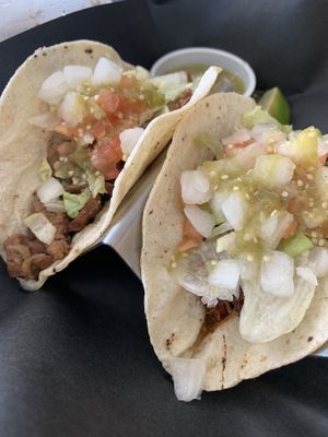Tacos - pulled pork was best at Bar Vegandale in Toronto