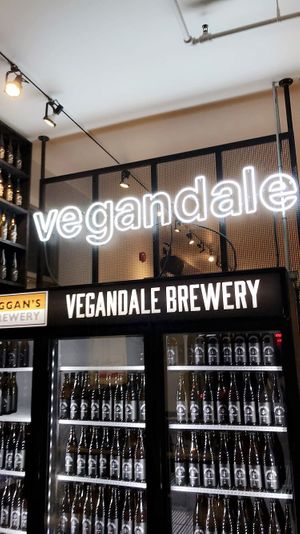 sign at Bar Vegandale in Toronto