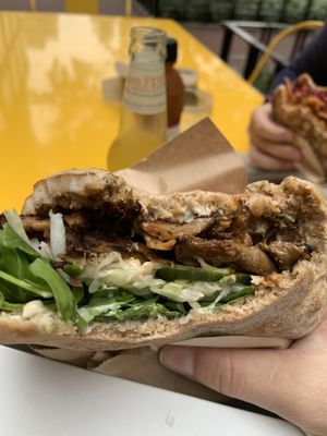 Mushroom shawarma at Shouk in Washington