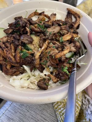 Mushroom Shawarma at Shouk in Washington