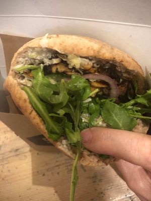 Mushroom Shawarma - so flavorful at Shouk in Washington