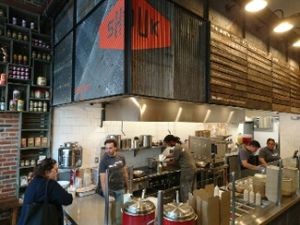 Decor inside  at Shouk in Washington