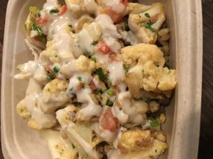 Cauliflower mujadra  at Shouk in Washington