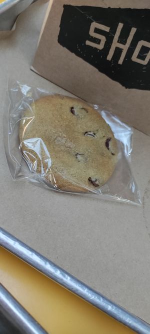 Cardamom chocolate chip cookie at Shouk in Washington