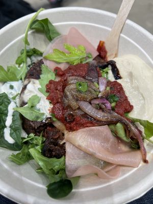 Shouk burger bowl  at Shouk in Washington