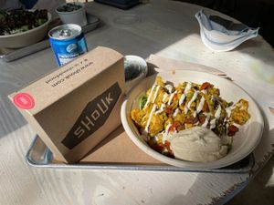 Za’atar Cauliflower Bowl at Shouk in Washington